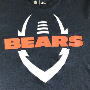 Nike Chicago Bears Football NFL Dri-Fit T-Shirt XL